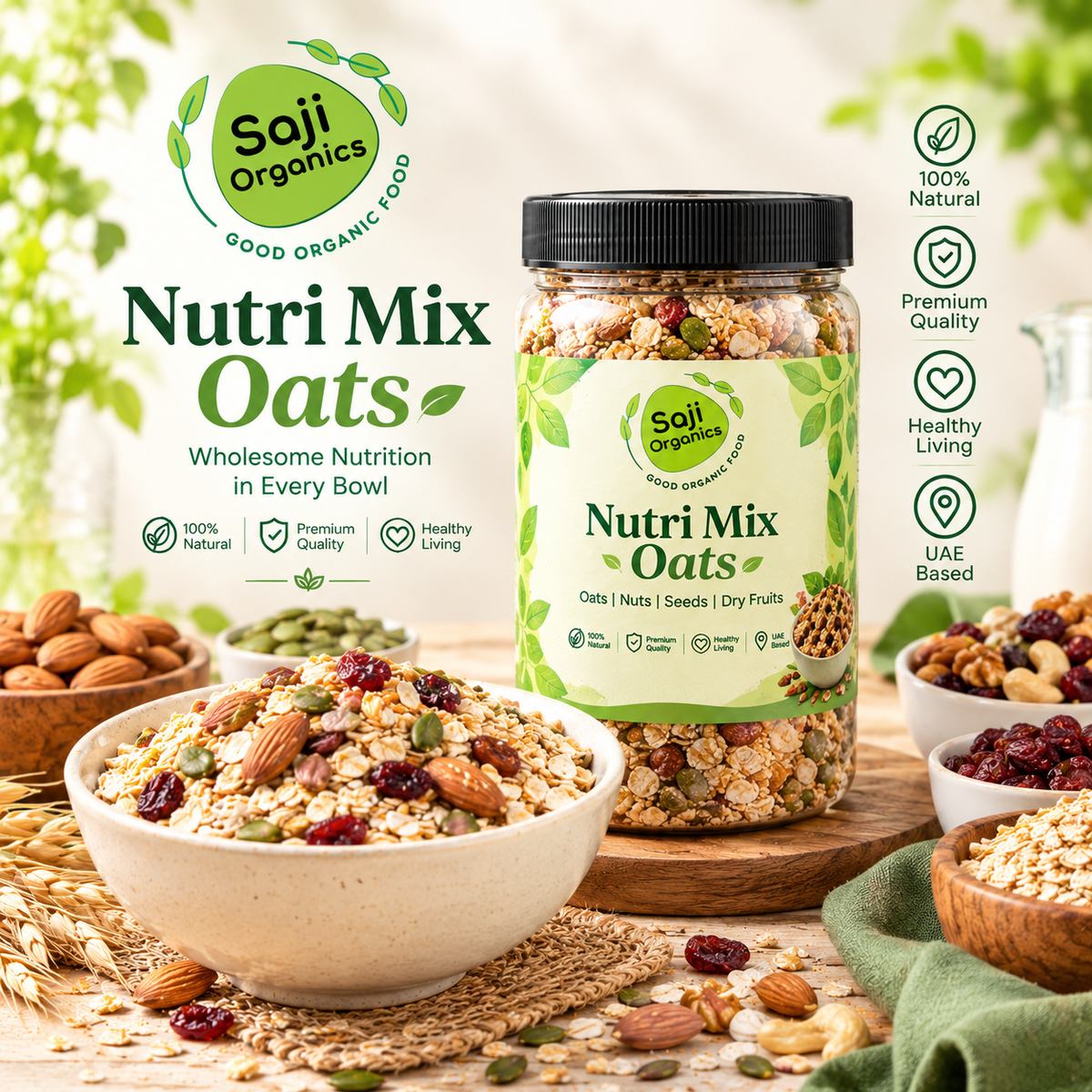 Nutri Mix – Oats, Dry Fruits & Seeds